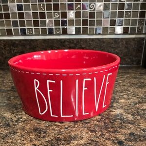 Rae Dunn Believe Bowl